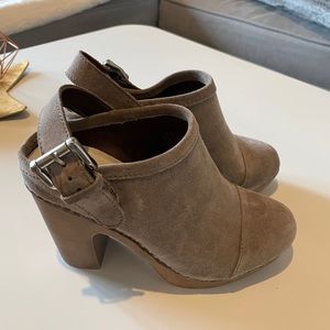 Jeffrey Campbell leather shoes sabots new